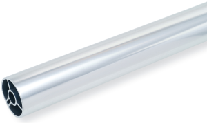 Main courante alu poli Ø40mm L.2m pour usage intérieur/extérieur FDS